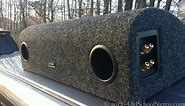 Old School Polk Audio C4 Subwoofer - Four 6x9 Subs in Isobaric Teardrop Enclosure