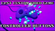 How to make Custom Video Game Controller Buttons! Nintendo Switch, Sega Saturn, PS4, Xbox, Gamecube