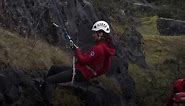 William and Kate abseil together off cliff in Brecon Beacons