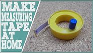 DIY craft | How to make measuring tape at home (Very easy and simple)