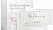 LA Fresh Makeup Remover Wipes with Vitamin E - Make up Remover Wipes for Face, Eyes, Lips - Face Wipes Travel Essentials - Case of 50ct Makeup Wipes