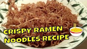 Tasty Crispy Ramen Noodles Recipe 🍜
