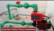 Automatic Water Pump Installation | Automatic Water Pump Controller Installation | Setting Works