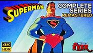 THE COMPLETE ORIGINAL SUPERMAN TOONS - REMASTERED 4K HDR | Golden Age Fleisher Series