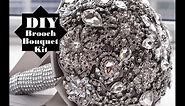 Easy How To DIY Brooch Bouquet Kit Low Cost No Wires Wedding Project