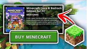 How To Buy Minecraft Java Edition & Bedrock Edition - Full Guide