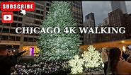 Walking Tour of Chicago Magnificent Mile | Apple Store Chicago Downtown | 4k Walking Tour