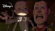 Buzz Lightyear & Woody Stuck in Sid's Bedroom | Toy Story - Movie Clip (HD)