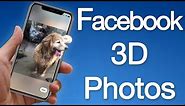 How to Enable & Use 3D Photos on Facebook - Upload 3D Photos from iPhone or Android Phone