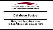 Library Databases Basics (FY23/24)