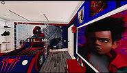 Bloxburg Spider-Man and Batman kids room