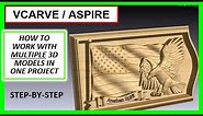 How To Do 3D Projects Tutorial w/ Vectric Vcarve & Aspire [For CNC Routers] - Garrett Fromme