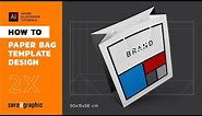 How to Paper Bag Template Design in Adobe Illustrator
