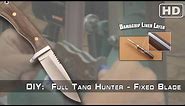 How to Build: The Full Tang Hunter Knife Kit by KnifeKits.com