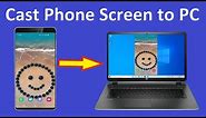 How to Show Phone Screen on Windows PC Laptop!! - Howtosolveit