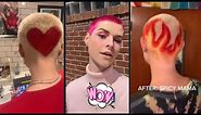 Girls dying their shaved head | buzzcut transformation