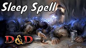 Sleep D&D 5E Spell