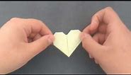 Origami Post-it Note Hearts