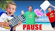 Pause Remote Challenge in Hawaii! (Sneaky Jokes on Mom and Dad)
