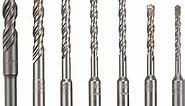 BOSCH HCK001 7 Piece Carbide-Tipped SDS-plus Rotary Hammer Drill Bit Set with Storage Case