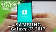 How to Boot into Download Mode in SAMSUNG Galaxy J3 2017 - Odin Mode Tutorial
