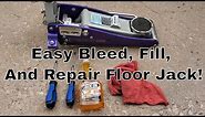 How to Repair A Broken Floor Jack That Won't Lift