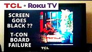 Why TCL ROKU TV Screen Problem T-Con Board Problem | Double Image, Vertical Line, Display Distortion
