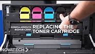 How to Replace The Toner Cartridge On A Minolta BIZHUB C300I in 3 Steps