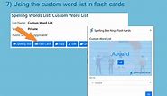 Create your Spelling Words List and Flash Cards - Spelling Bee Ninja