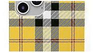 Casely iPhone 12/12 Pro Case | As if! | Yellow Plaid iPhone Case | Classic Ultra-Slim Design