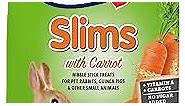 Vitakraft Slims Small Animal Treats - Carrot - Crispy Nibble Stick Treat - 1.76 oz
