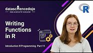 How to Write Functions in R - Introduction to R Programming - Part 11