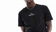Polo Ralph Lauren central logo t-shirt classic oversized fit in black | ASOS