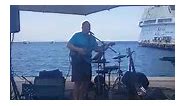 JD Mauger playing in the Mexican... - Margaritaville Cozumel