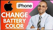 How to Change iPhone Battery Icon Color (2024)