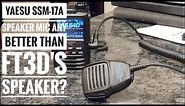 Review: Yaesu SSM-17A Speaker Mic, is it any better that the FT3DR stock speaker?