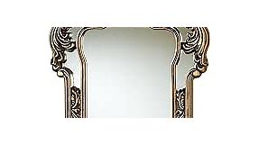 Touch of Class Lombardo Vintage Wall Mirror Burnished Gold - Ornate Baroque - Victorian Style - Elegant Mirrors for Bedroom, Living Room, Bathroom or Hallway