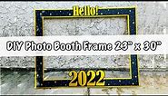 DIY Photo Booth Frame | Easy Photo Booth Frame Craft Out Of Cardboard