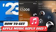 How to get Apple Music replay 2023 | Apple Music wrapped 2023 | Apple Music stats