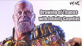Drawing Thanos infinity gauntlet | vh art