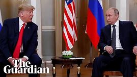 Trump winks at Putin at start of Helsinki summit