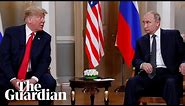 Trump winks at Putin at start of Helsinki summit