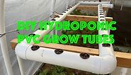 DIY Hydroponic / Aquaponic grow tubes using PVC pipe cheap!