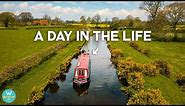 DAILY LIFE ABOARD A CANAL BOAT (cruising Great Britain)