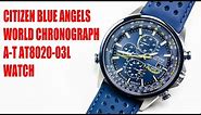 Citizen Blue Angels World Chronograph A-T AT8020 Watch.