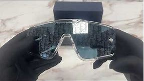 Christian Dior Sunglasses Model-Diorxtrem-MU Color-85B8 Crystal Silver-Dior Oblique Decor Lenses