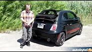 FIAT 500 Abarth Cabrio Operation - How the Fiat 500c Convertible Cloth Top Works - ABTL Auto Extras