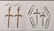 Wire Sword Pendants & Earrings Tutorial // Paperclip DIY Jewelry