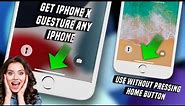 Get iPhone X features on iPhone 6/6+/5s/6splus/7/8 Any iPhone|| how to fix broken iphone home button