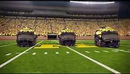 University of Michigan - Football Helmet Shuffle
